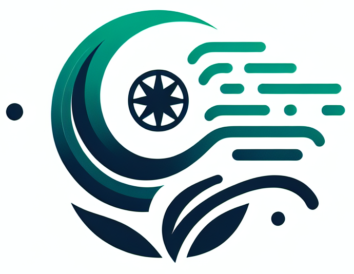 Design a modern and clean logo for a Turkish news website called \'TurkHaberler.uno\'. Incorporate symbolic elements like a crescent star, globe, or abstract news wave. Use a color palette of emerald green (#2ecc71), navy blue (#2c3e50), and white. The logo should reflect trust, neutrality, and national identity. Typography should be bold, sans-serif, and easy to read across all screen sizes.